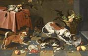 cats and dogs fighting